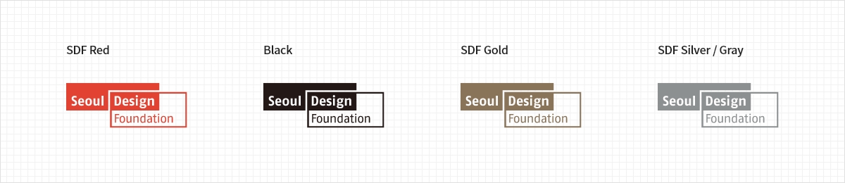 Seoul Design 서울디자인재단 국문 로고마크 - Minimum Size 30mm